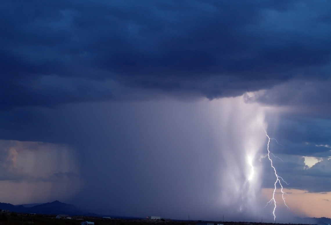 lightning storm