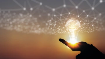 Light bulb expressing possibilities.