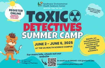 Toxic Detectives 2025 Summer Camp Flyer