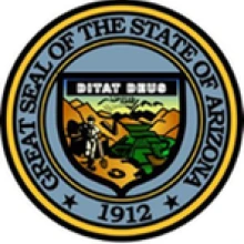 Image of the Great Seal of the State of Arizona.